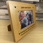 Personalised Wooden Photo Frame Soulmate Gift For Anniversary