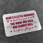 Reminder I Love You Cute Anniversary Valentine Gift Personalised