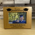 Graduation Gift For Daughter Son Personalised Photo Frame