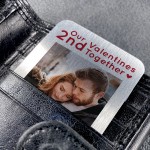 Personalised 1st 2nd 3rd 4th 5th Valentines Day Gift Photo Card