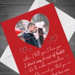 Special Valentines Day Card For Husband Wife Personalised Photo