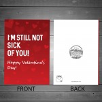 Funny Valentines Day Rude Card For Him Her Novelty Cards