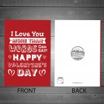 Happy Valentines Day Card For Your Partner Novelty Valentines