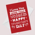 Happy Valentines Day Card For Your Partner Novelty Valentines