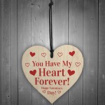 Valentines Gifts For Him Her LOVE Gift Wood Heart Boyfriend