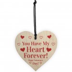 Valentines Gifts For Him Her LOVE Gift Wood Heart Boyfriend