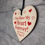 Valentines Gifts For Him Her LOVE Gift Wood Heart Boyfriend