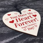 Valentines Gifts For Him Her LOVE Gift Wood Heart Boyfriend