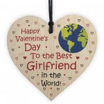 Valentines Gifts For Girlfriend Hanging Wooden Heart LOVE Gift