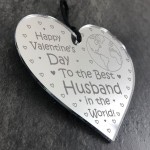 Valentines Gifts For Husband Hanging Engraved Heart LOVE Gift