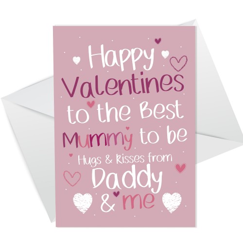 Valentines Card For Mummy To Be New Mum Card From Bump Child