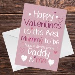 Valentines Card For Mummy To Be New Mum Card From Bump Child