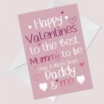 Valentines Card For Mummy To Be New Mum Card From Bump Child