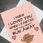 Valentines Cards For Him Her Funny FART Card For Boyfriend Wife