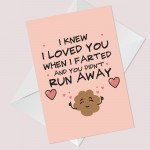 Valentines Cards For Him Her Funny FART Card For Boyfriend Wife