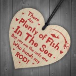 Rude Valentines Wood Heart Gift For Girlfriend Wife Funny