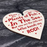 Rude Valentines Wood Heart Gift For Girlfriend Wife Funny