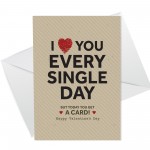 Valentines Day Cards For Boyfriend Girlfriend I LOVE YOU Card