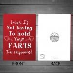 Valentines Card For Him Her Rude Humour Funny Boyfriend Husband