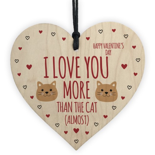 Valentines Day Funny Cat Gift For Girlfriend Wife Husband