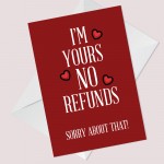 Joke Valentines Day Card For Him Her Funny Joke Anniversary Card