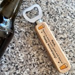 Quirky Anniversary Gift For Him Boyfriend Husband Bottle Opener