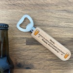 Quirky Anniversary Gift For Him Boyfriend Husband Bottle Opener