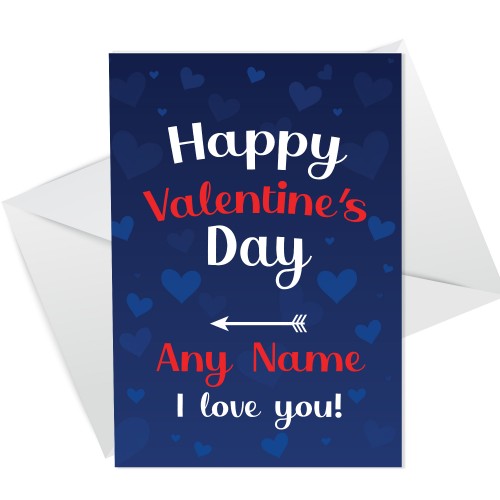 Personalised Valentines Card For Boyfriend Husband Perfect Card