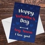 Personalised Valentines Card For Boyfriend Husband Perfect Card