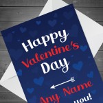 Personalised Valentines Card For Boyfriend Husband Perfect Card