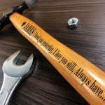 Engraved Personalised Hammer Gift For Boyfriend Husband