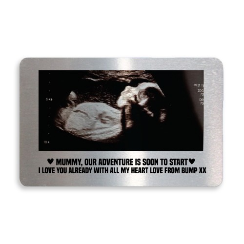 Mummy To Be Gift From Bump Personalised Photo Card Gift