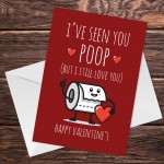 Valentines Card Perfect For Husband Boyfriend Wife Rude Card