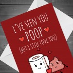 Rude Valentines Card Perfect For Husband Boyfriend Girlfriend