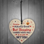 Wooden Heart Funny Rude Gift For Valentines Day Novelty