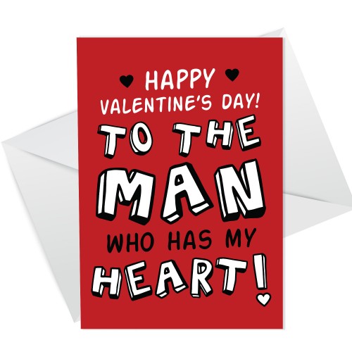 Valentines Cards For Him MAN Perfect For Boyfriend Husband LOVE