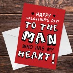 Valentines Cards For Him MAN Perfect For Boyfriend Husband LOVE