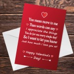 Valentines Card For Him Her Love Poem Perfect For Boyfriend