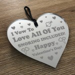 Valentines Gift For Him Her Engraved Heart Funny Joke Husband