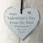 Funny Valentines Day Gift BEST DECISION Boyfriend Girlfriend