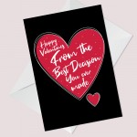 Valentines Card From The Best Decision You Ever Made Card