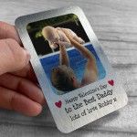 Valentines Gifts For Daddy Personalised Photo Wallet Card