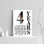 4th Anniversary Gift Print Personalised Photo Husband Wife