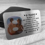 8th Anniversary Gift Personalised Card Gift For Husband Wife