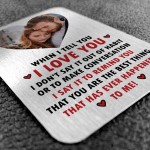 Personalised Valentines Gift Wallet Card I LOVE YOU Boyfriend