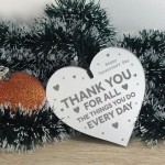 Valentines Day Gift Engraved Heart THANK YOU Gift For Boyfriend 