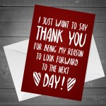 Thank You Anniversary Card For Men Women Husband Wife Girlfriend