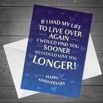 Anniversary Cards For Him Her Funny Boyfriend Husband Card