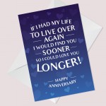 Anniversary Cards For Him Her Funny Boyfriend Husband Card