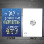 Funny Birthday Fathers Day Card For Dad Humour Card